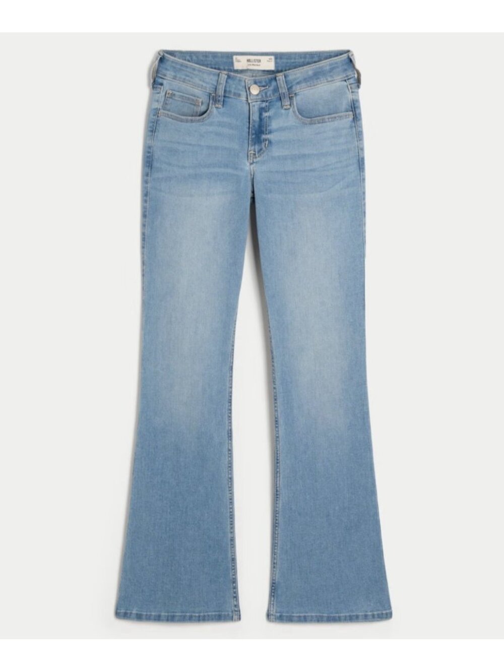 Hollister Low-Rise Light Wash Boot Cut Jeans Size W26 Short 2S NEW